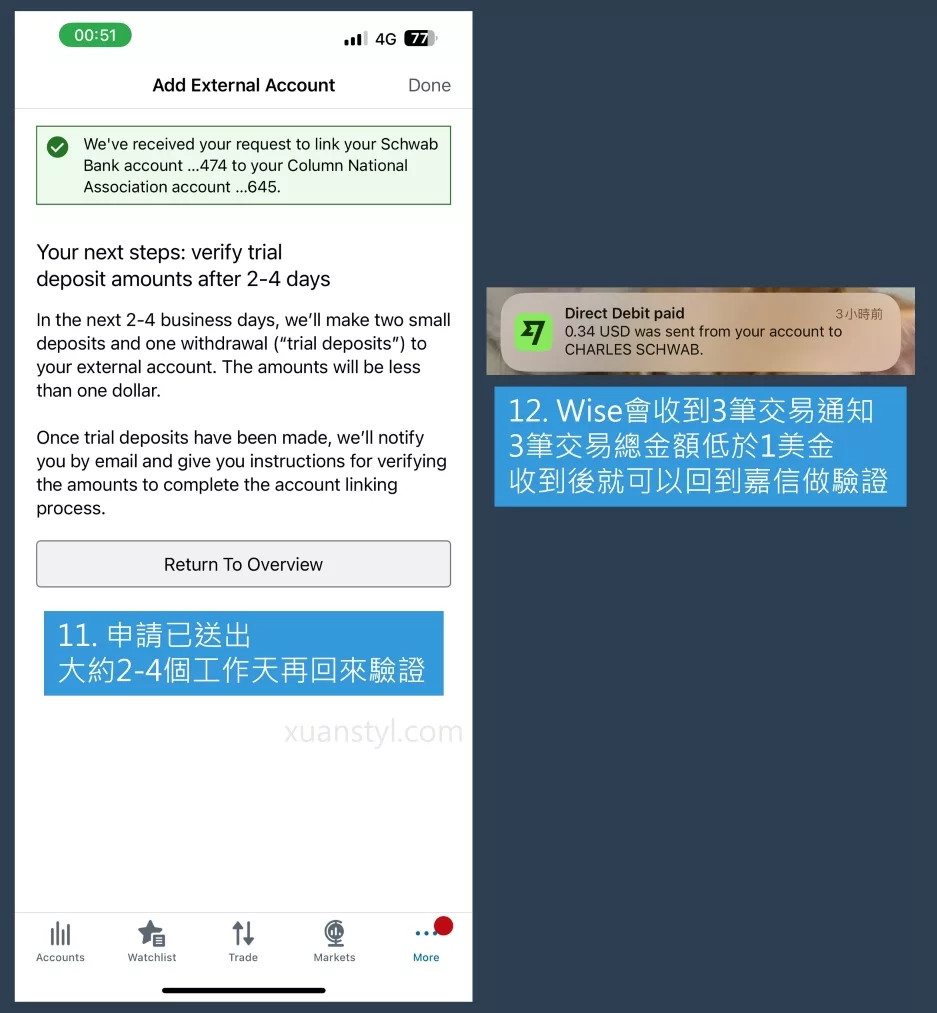 2026年Wise入金/出金嘉信理財教學｜超完整圖解流程一次看