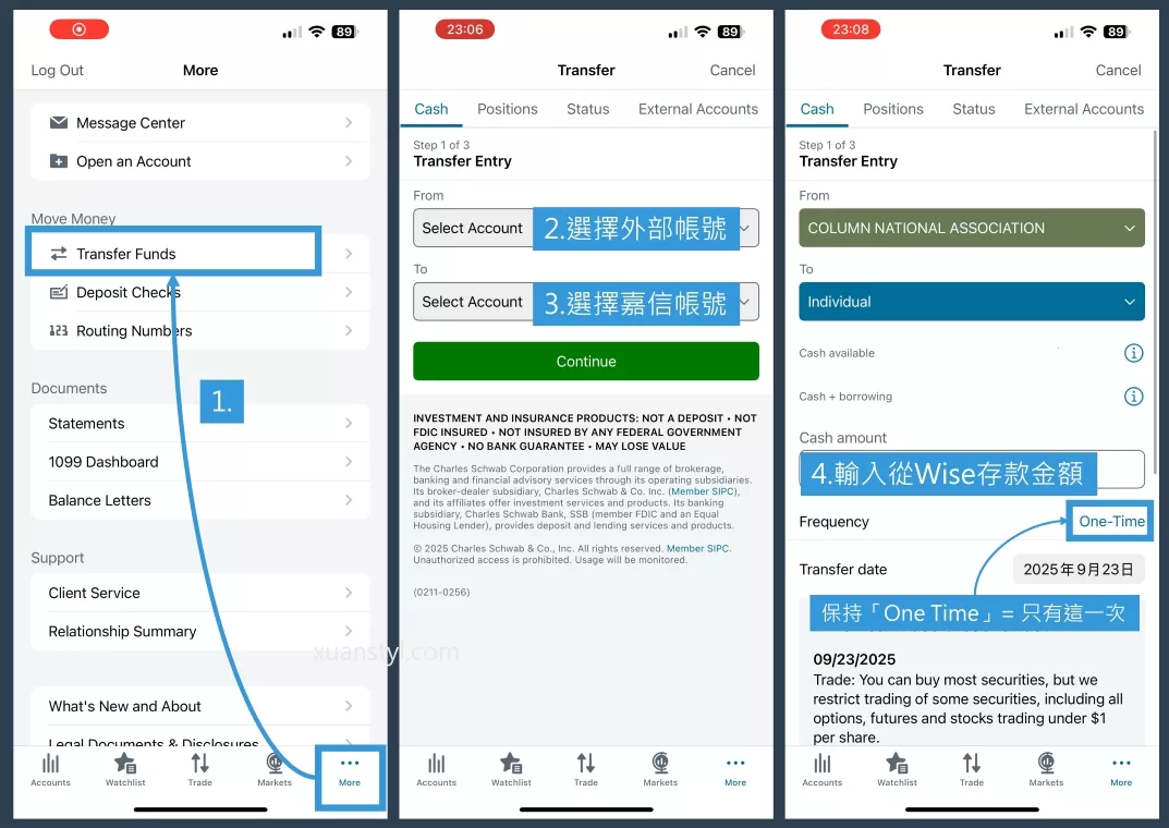 2026年Wise入金/出金嘉信理財教學｜超完整圖解流程一次看
