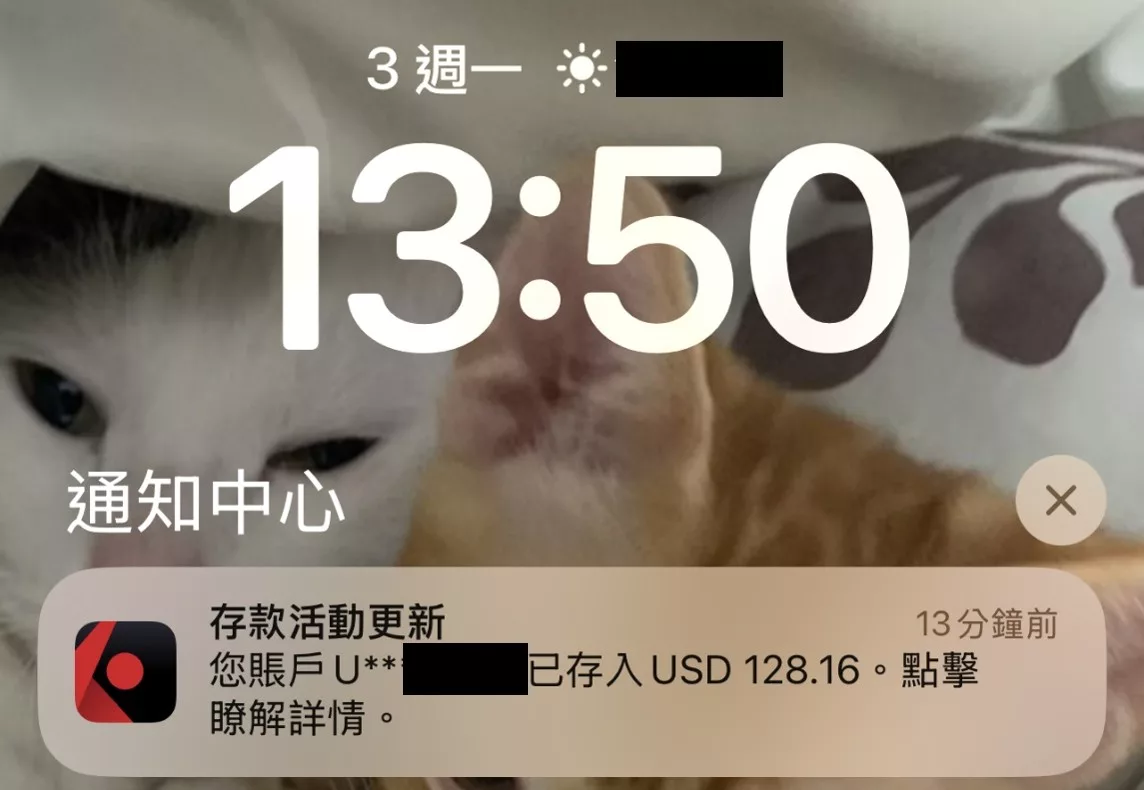 IB入金教學:盈透證券入金圖解,2026 新介面、電匯費 0 元實測 IBKR App 通知已收到款項